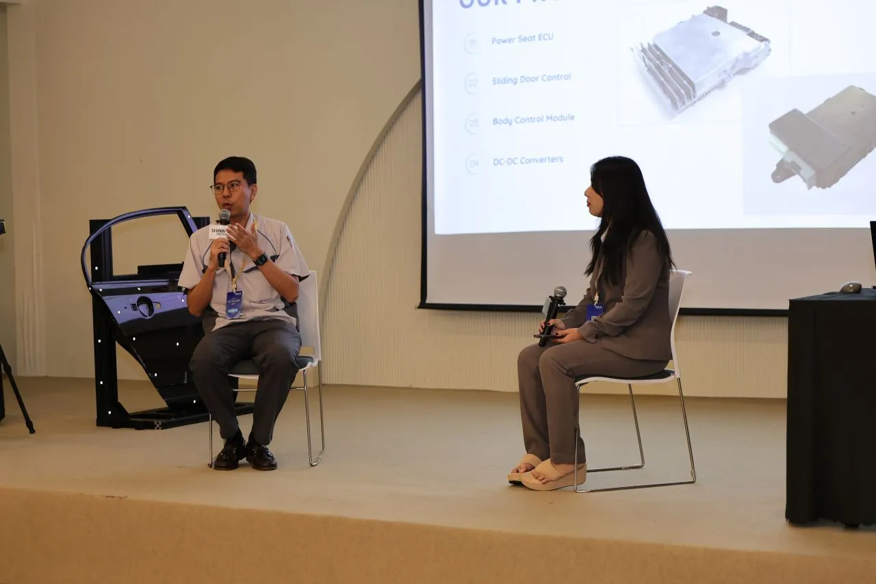 Apresentação no palco do Metrology Day
